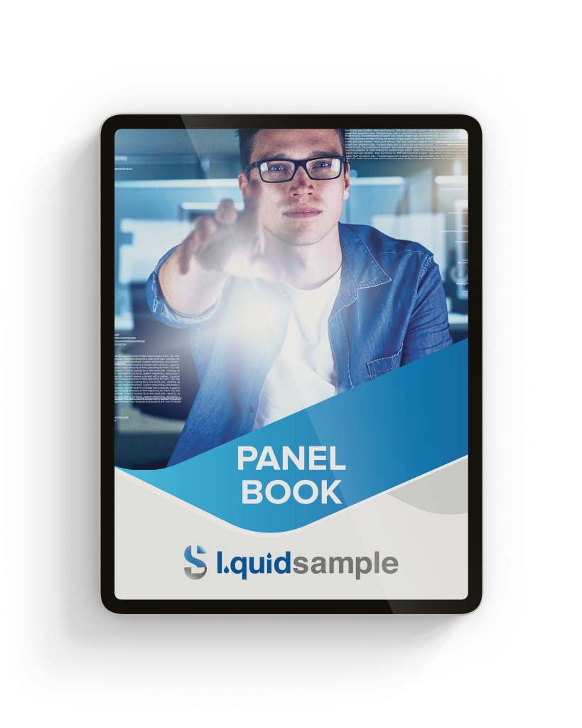 Online panels liquid sample